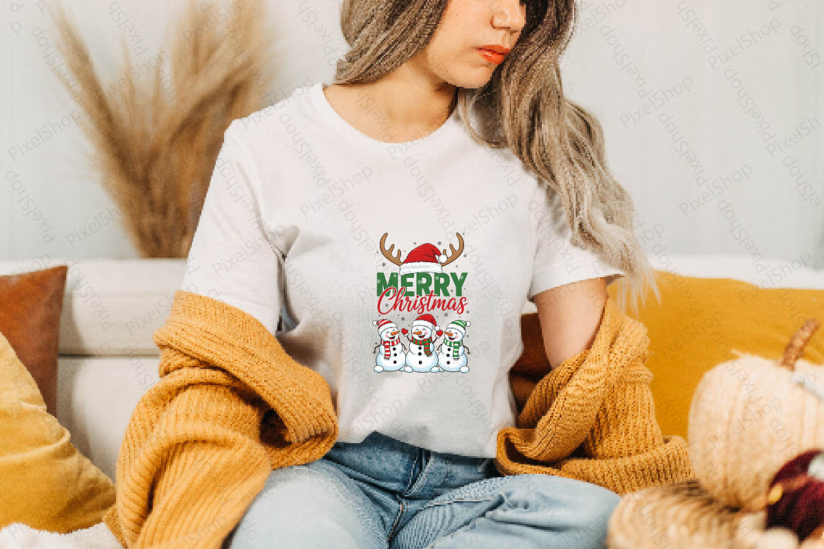 Merry Christmas Snowman Sublimation, an Illustration by DreamPrint404 (Photo 5 of 7)