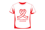 Cancer Day T Shirt Elements Bundle, a Healthcare Illustration by balal (Thumbnail 22 of 29)