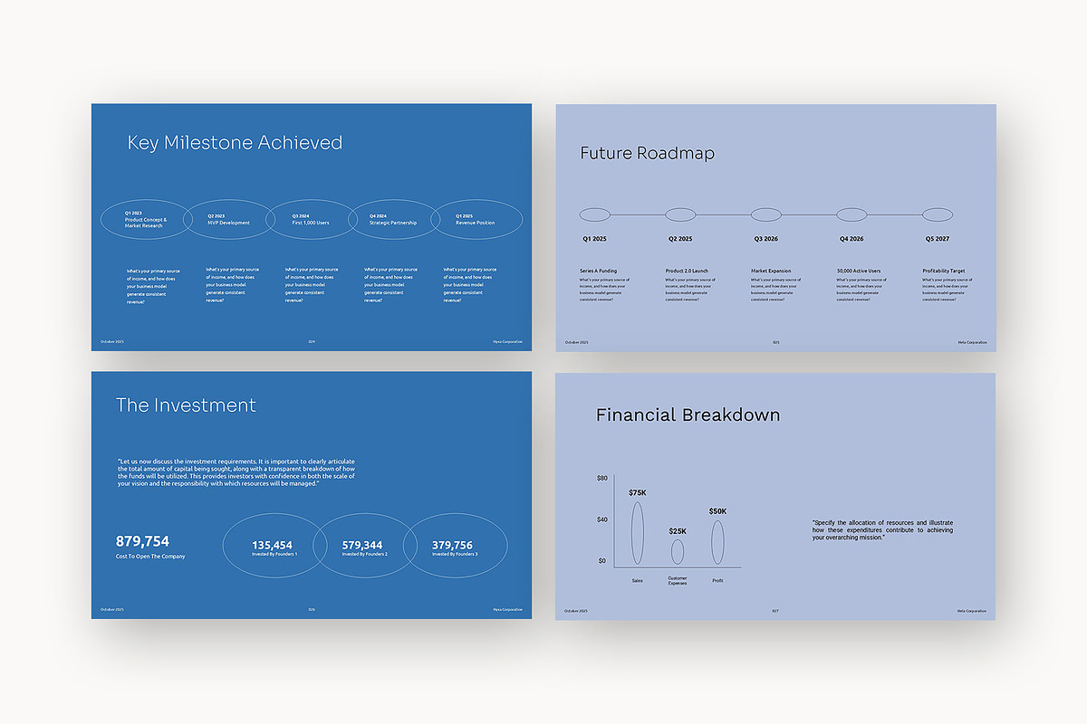 Hyxa : Startup Pitch Powerpoint, a Presentation Template by Punkl Camp (Photo 8 of 16)