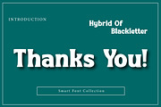 Hybrid Of Blackletter, a Blackletter Font by Wow Magic (Thumbnail 3 of 3)