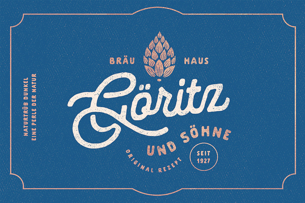 Americus Script & Sans, a Script Font by Andrey Sharonov (Photo 4 of 10)