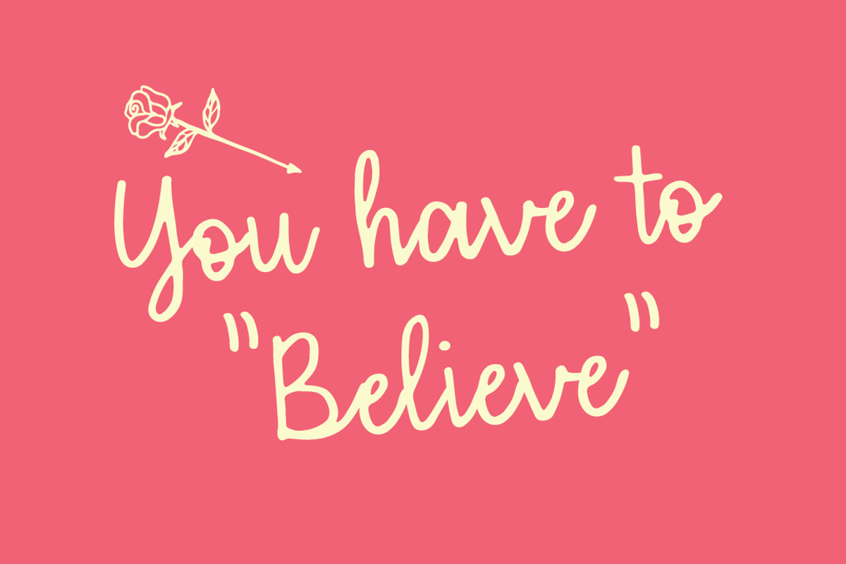 Hi Sunshine | Script font preview 3