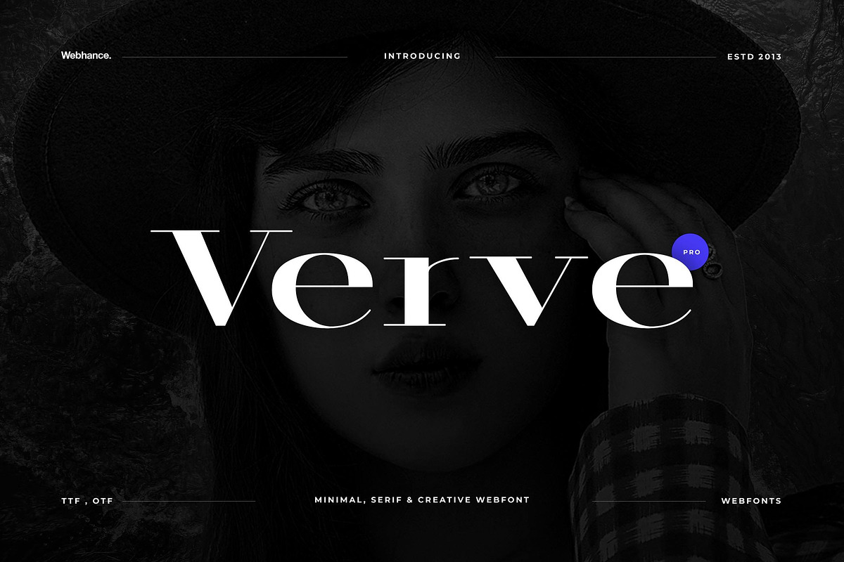 Verve - Modern Serif Font, a Serif Font by Webhance Studio (Photo 1 of 9)