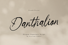 Danthalion Elegant Signature Script