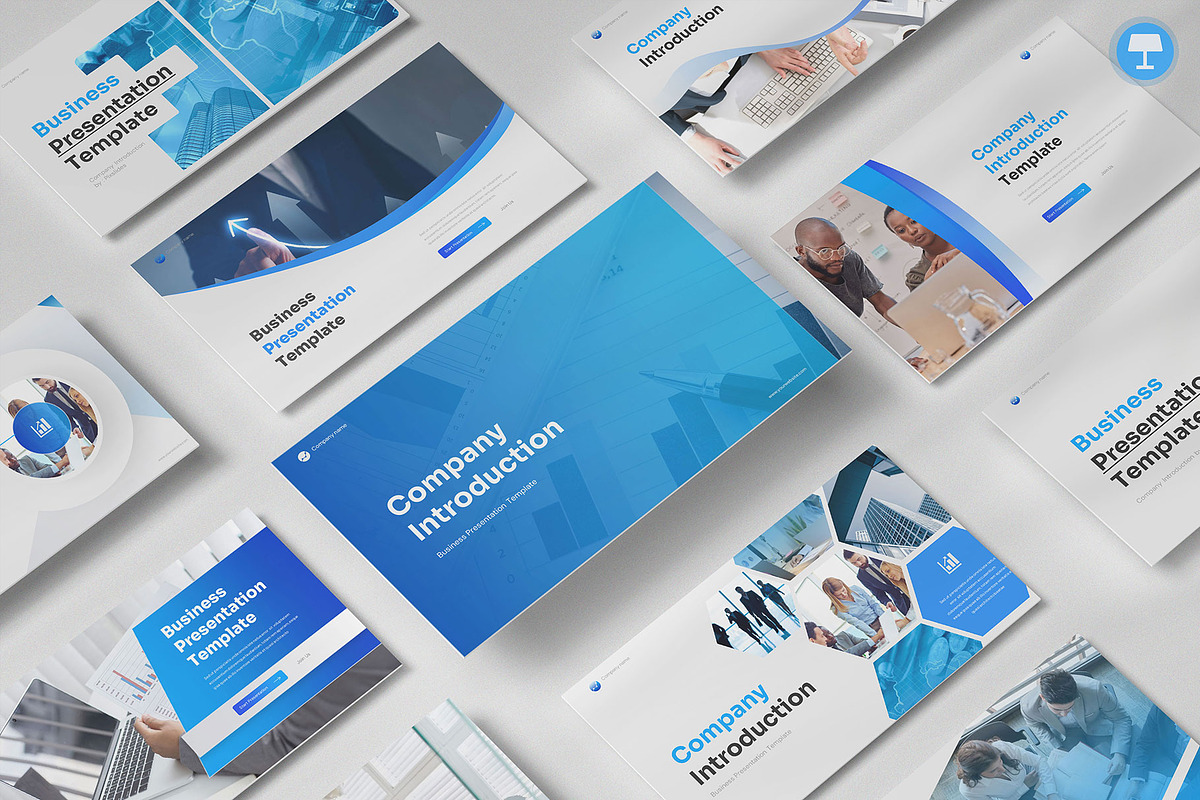 Company Introduction Keynote, a Presentation Template by Pixslides (Photo 1 of 6)