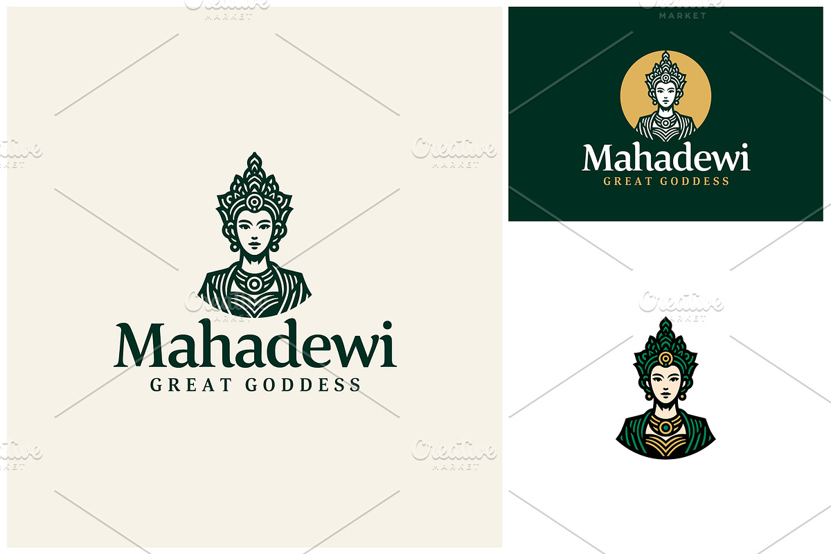 Indonesian Queen Devi Goddess Logo, a Branding & Logo Template by Enola99d (Photo 2 of 2)