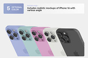 iPhone 16 Mockup Bundle, an iPhone Mockup by Budogol Studio (Thumbnail 3 of 3)