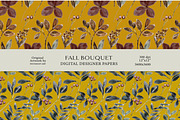 Watercolor Fall Flowers Clipart Set, a Person Illustration by Pink Studio Art (Thumbnail 18 of 19)