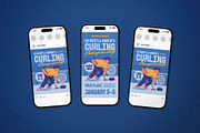 US Curling Championship Flyer Set, a Flyer Template by The Good Store (Thumbnail 2 of 2)