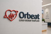 Heart Beat Sound Orbit ECG Love Logo, a Branding & Logo Template by Enola99d (Thumbnail 1 of 2)