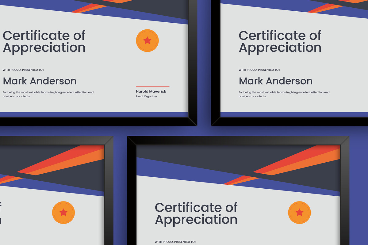 Appreciation - Certificate, a Brochure Template by Izdihaar_Studio (Photo 3 of 3)