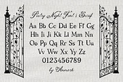 Poetry Night Vintage Font Duo, a Script Font by AnMark (Thumbnail 8 of 13)