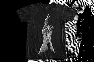 Dark Hand T-shirt Design