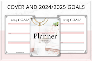 Planner Templates Canva - Blush