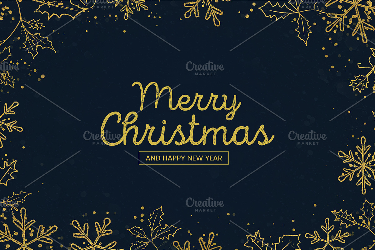 Template Merry Christmas & New Year, a Social Media Template by Qaseem Zaidi Graphics