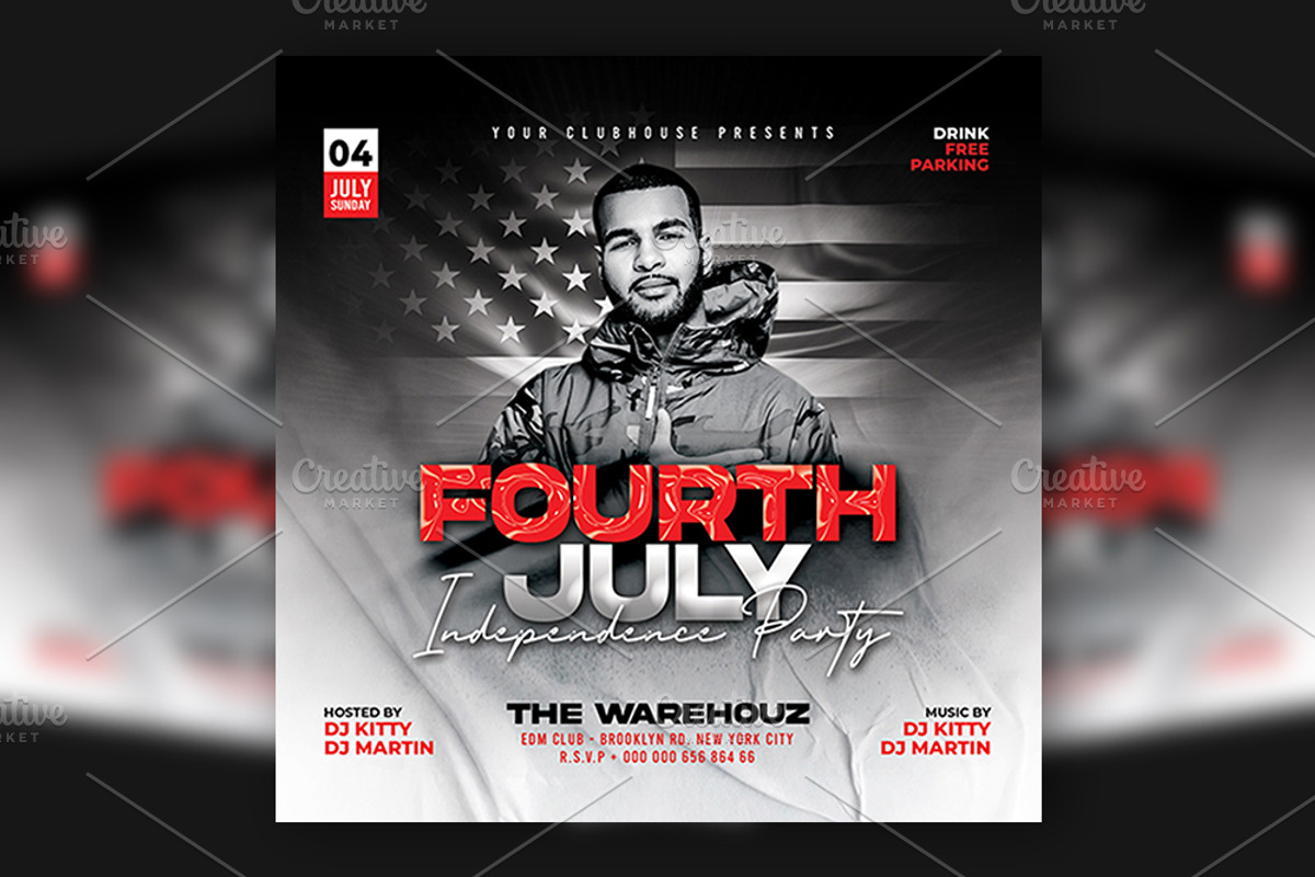 4th of July Flyer, a Flyer Template by Artonix (Photo 1 of 3)