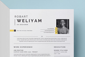 Resume CV / Cover Letter Template