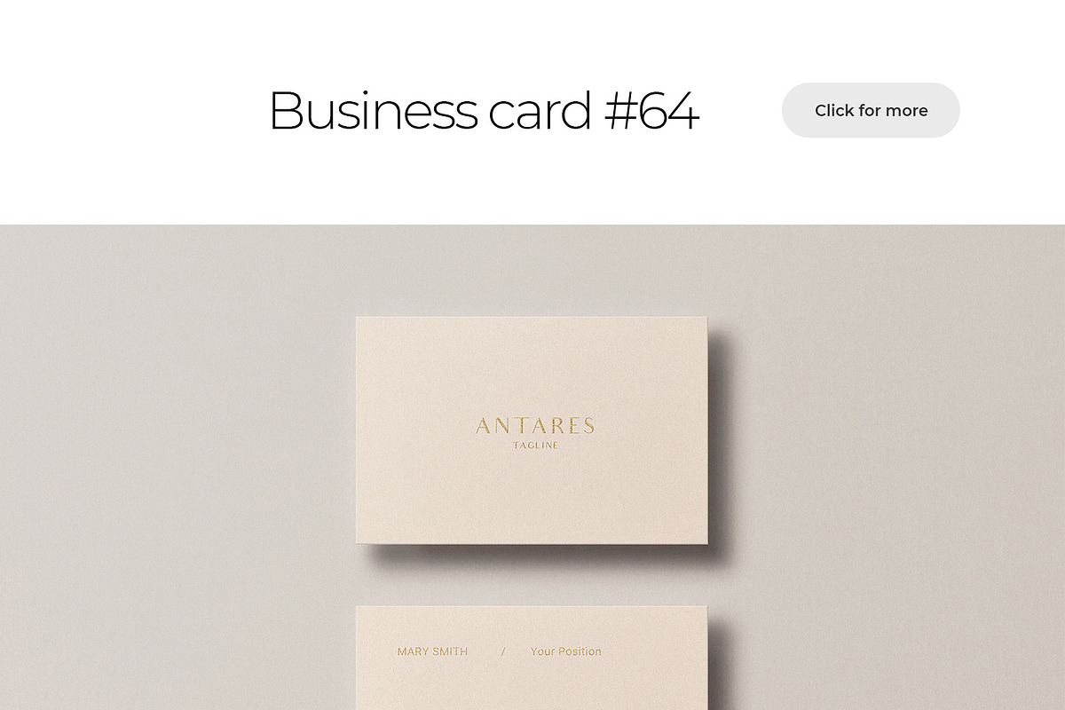 Business Card Mockup Template Bundle, a Business Card Template by PrintPixel (Photo 41 of 104)