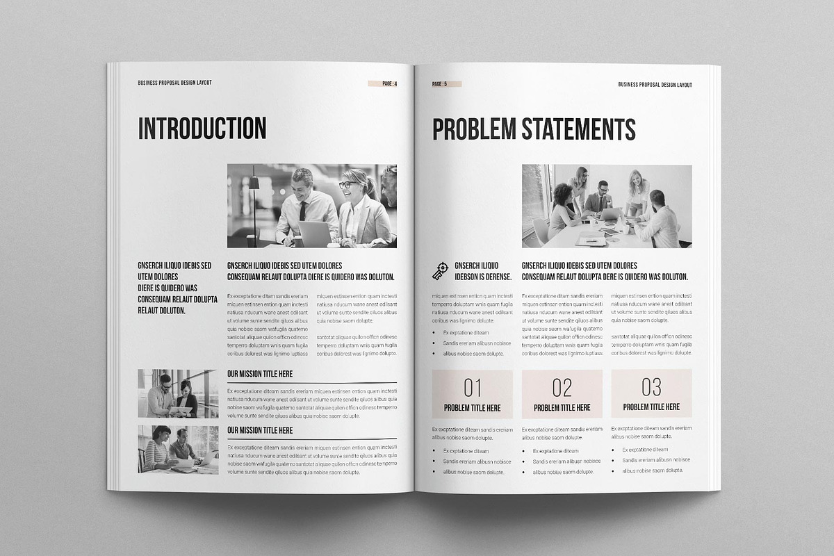 Business Proposal Template, a Brochure Template by MassiveCreator (Photo 2 of 8)