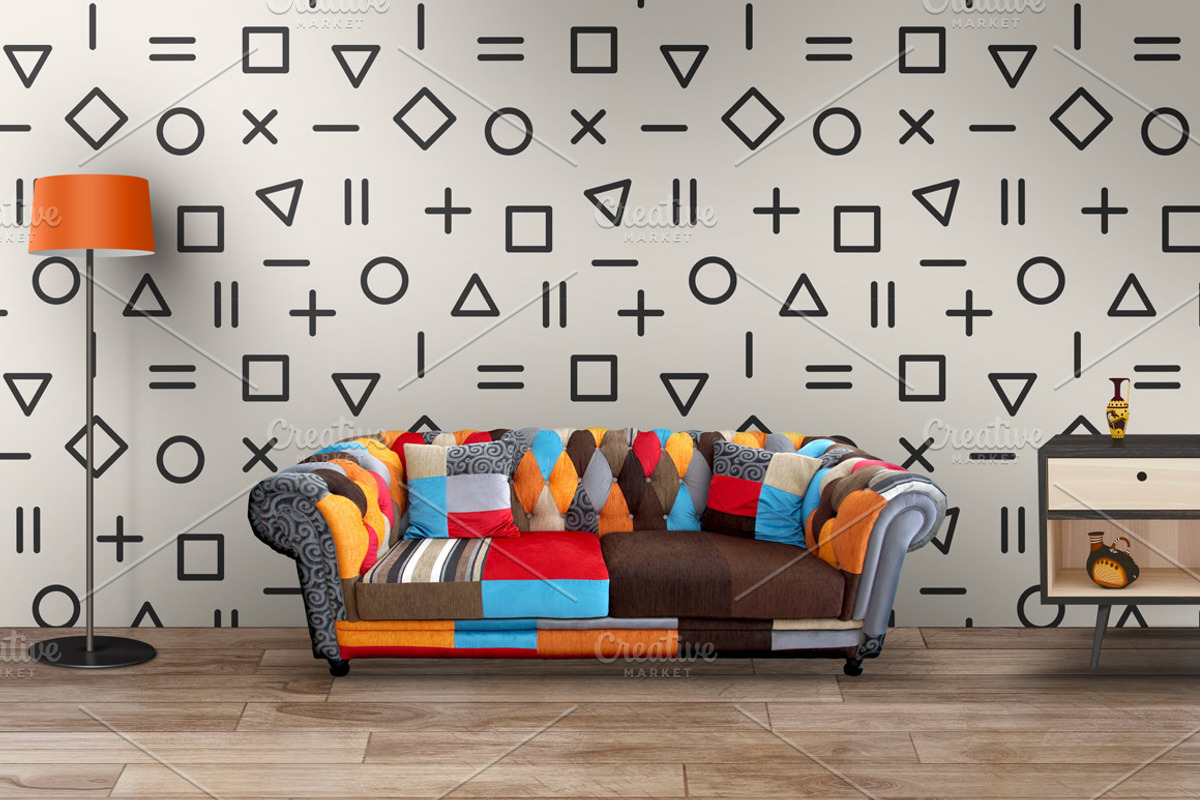 Trendy seamless hipster 90s patterns, a Pattern Graphic by ExpressShop (Photo 3 of 11)