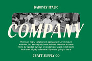 Badoney Blur, a Sans Serif Font by Craft Supply Co. (Thumbnail 6 of 8)