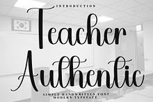 Teacher Authentic
