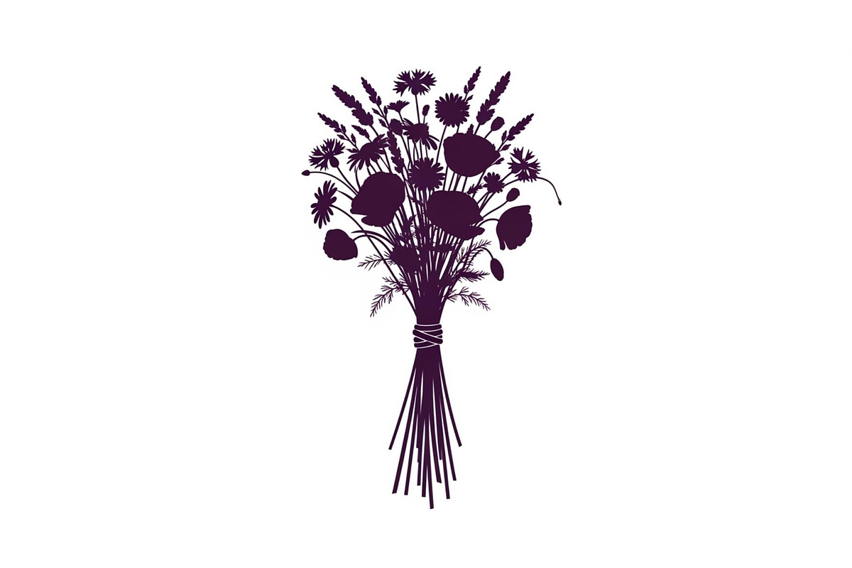 Floral Bouquet SVG Bundle, an Illustration by Designs_River (Photo 7 of 31)
