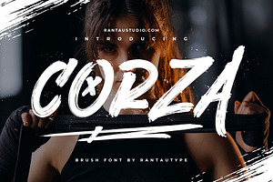 Corza - Brush Font