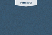 Topographic Map Patterns - Tileable, a Pattern Graphic by Ramsey Creative (Thumbnail 2 of 5)