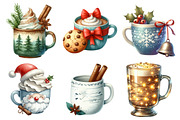 Christmas Coffee Sublimation Clipart, an Illustration by Daily.Designs (Thumbnail 3 of 5)