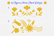 Yellow Otomi Oil Florals, a Texture Graphic by Minky Moo Creations (Thumbnail 3 of 18)