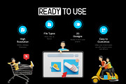 3D Ecommerce Illustrations, an Object 3D Model by Vectors Market (Thumbnail 2 of 8)