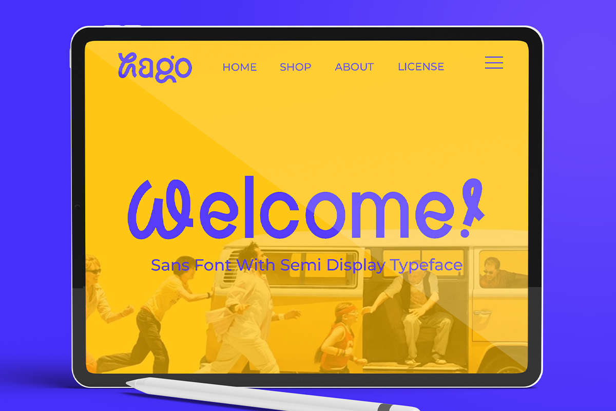 Hago - Playful Sans, a Sans Serif Font by Pandeka Studio (Photo 3 of 11)