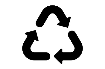 Rounded Recycling Symbol