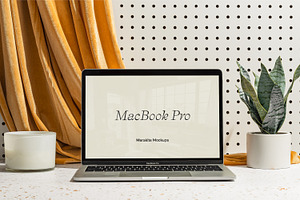 MacBook Pro Photoshop PSD Mockup