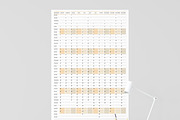 2027 Wall Planner Monday Start P, a Stationery Template by Olga Begak Art & Design (Thumbnail 3 of 4)
