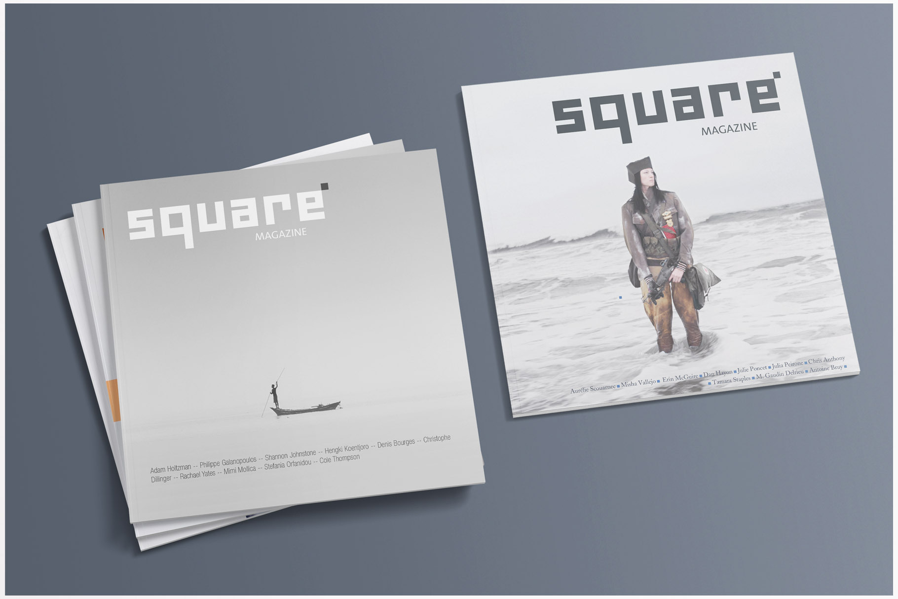 Square Magazine Covers mock-up, a Print Template by ItemBridge