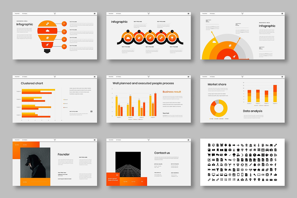 Meridian – Business PowerPoint, a Presentation Template by Dens Creative Studio (Photo 4 of 6)