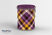 #17 Halloween Pattern Set of Plaids, a Pattern Graphic by Plaid4You (Thumbnail 6 of 8)