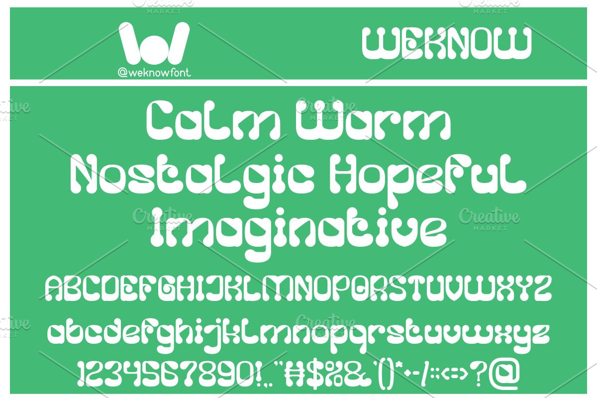 Pleasant Dream font, a Font by weknow (Photo 4 of 8)