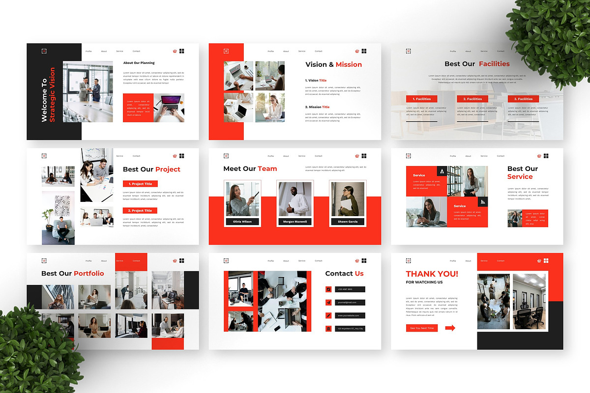 Strategic Vision - Business GSL, a Presentation Template by Deepslide Studio (Photo 3 of 6)