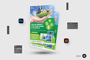 Green Energy Flyer Template, a Flyer Template by Aam360 (Thumbnail 2 of 2)