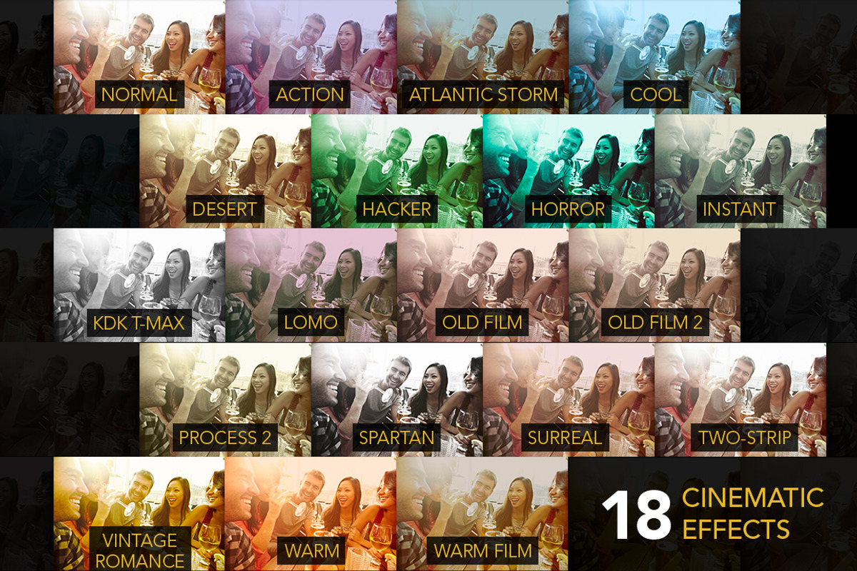 18 Cinematic Lightroom Presets preview 2