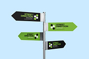 Street Direction Mockup, a Product Mockup by bimockup (Thumbnail 2 of 6)
