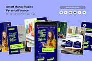 Modern Personal Finance Carousel, a Social Media Template by trabaskriya (Thumbnail 1 of 5)