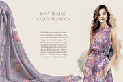 Romantic Element 6 Seamless Patterns, a Pattern Graphic by Elen-Lane (Thumbnail 3 of 6)