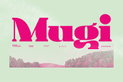 Mugi Serif, a Serif Font by Khoir (Thumbnail 1 of 9)