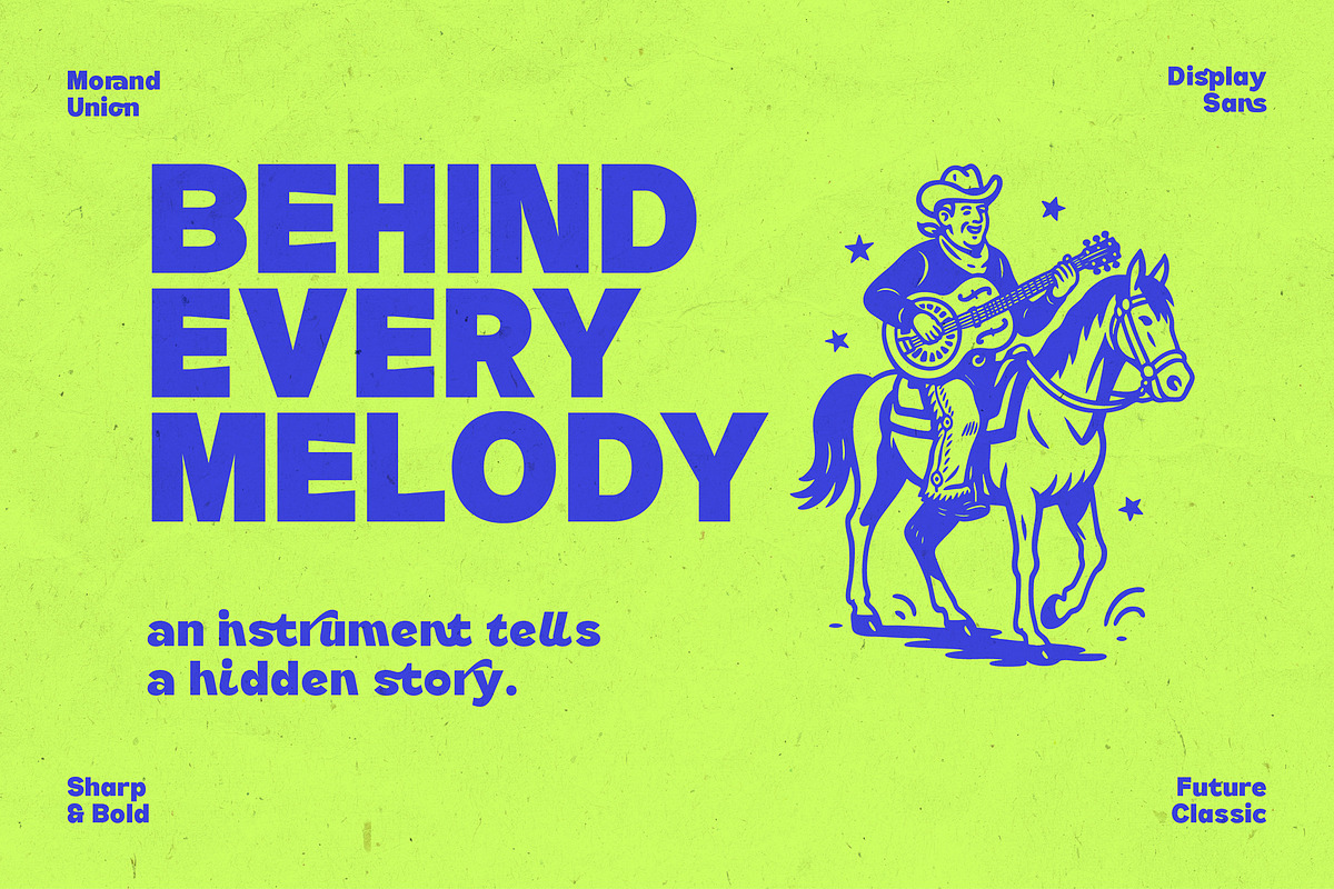 Brikto – Bold Display Sans Typeface, a Sans Serif Font by Morand Union (Photo 3 of 8)