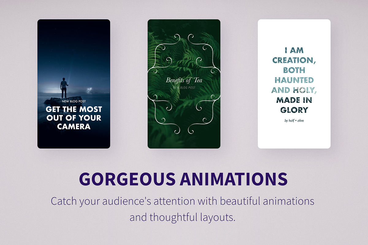 Keynote Animated Stories – III, a Social Media Template by Davis Knopkens (Photo 4 of 6)