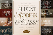SALE! Modern & Classy Serif Font, a Serif Font by Storytype Studio (Thumbnail 1 of 42)